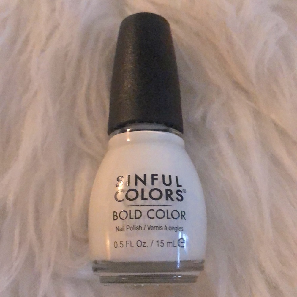 SINFUL COLORS White Nail Polish 💅